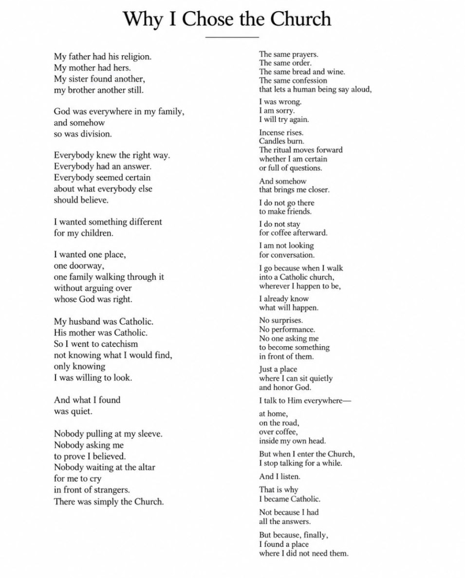 Why I Chose the Church — a poem by Trisha Springer Hart